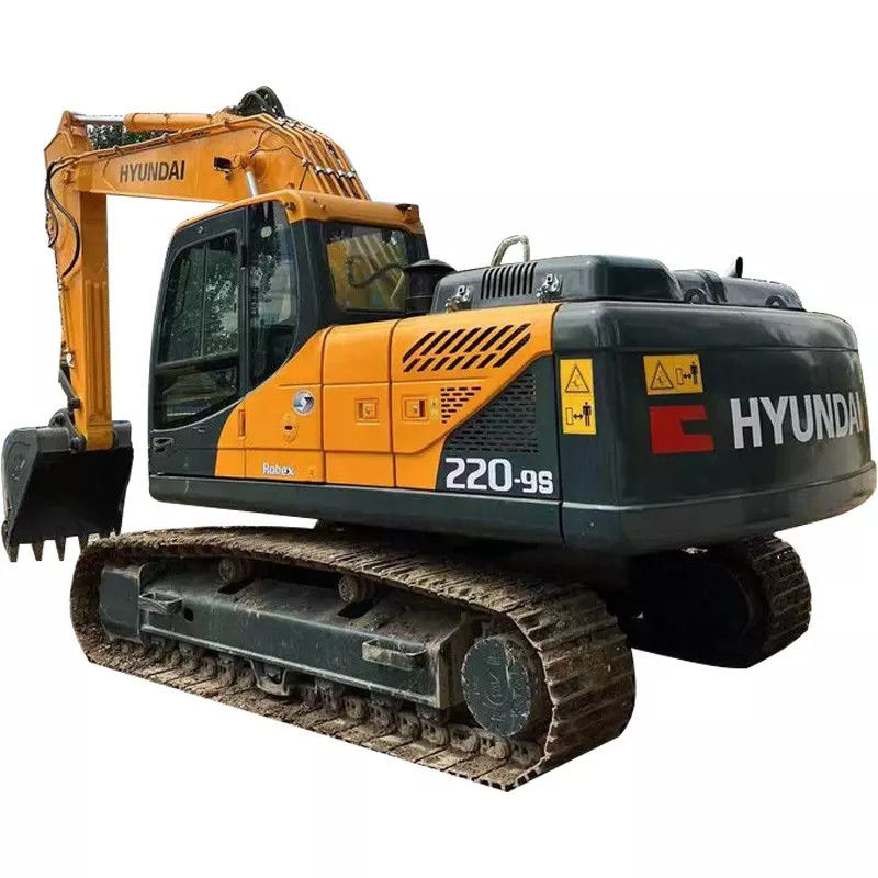 220lc-9s utilizó el excavador Made In Korea de Hyundai 22 toneladas de excavadores de la correa eslabonada