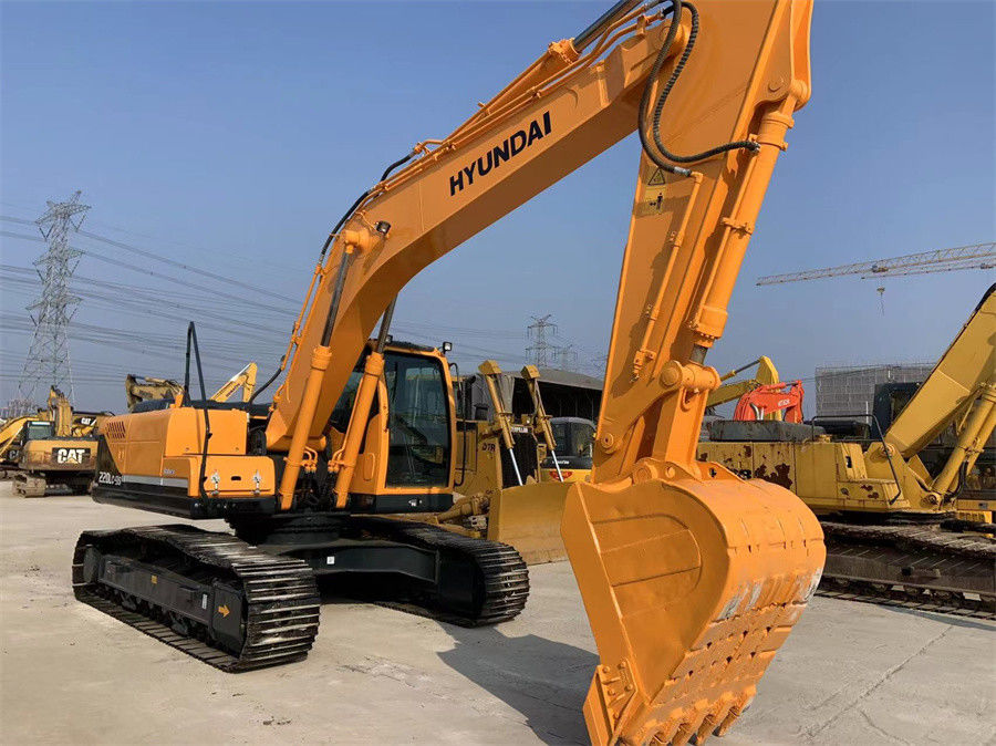 220lc-9s utilizó el excavador Made In Korea de Hyundai 22 toneladas de excavadores de la correa eslabonada
