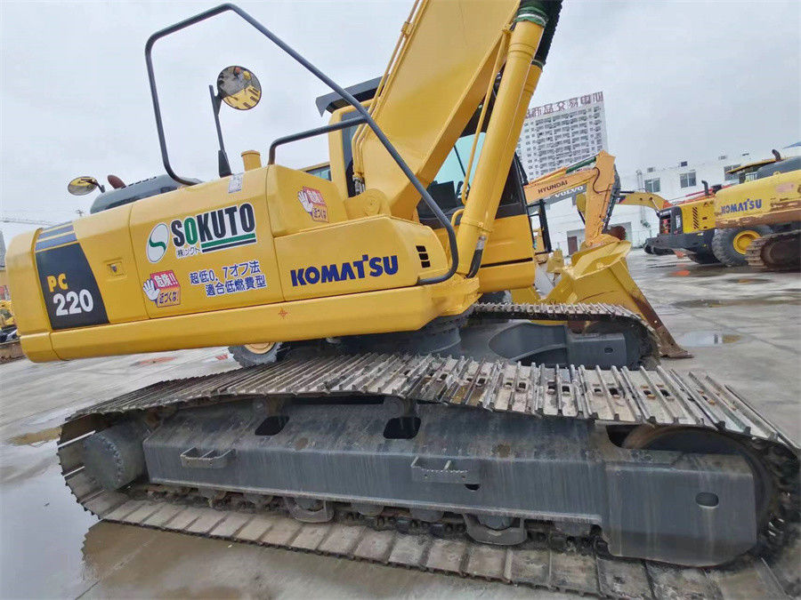 KOMATSU Pc220 utilizó el excavador de KOMATSU 22 toneladas de Japón de pequeño excavador de la correa eslabonada del origen