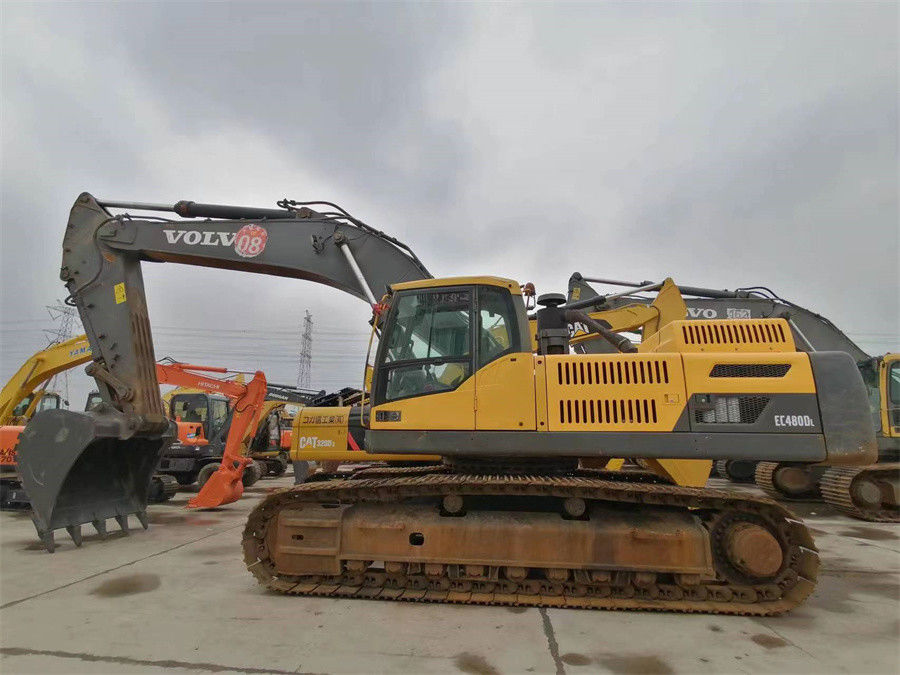 Excavador grande usado hidráulico de la correa eslabonada de la marca sueca de Volvo Ec 480 del excavador de Volvo 48 toneladas