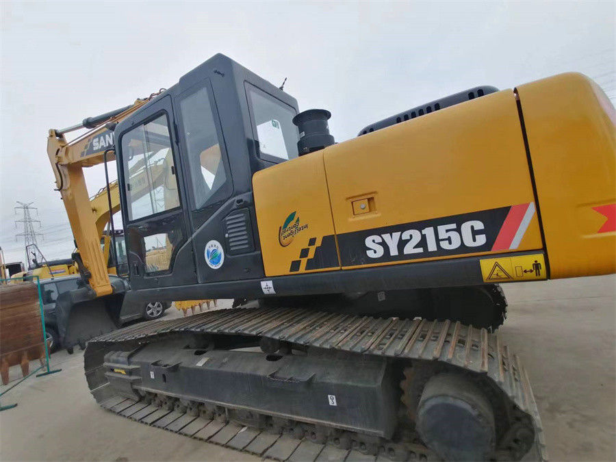 Excavador hidráulico usado marca china Medium Crawler Excavator de Sany 215 20 toneladas