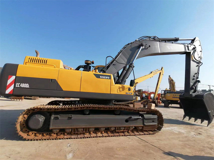Excavador usado marca sueca de Volvo Ec480 48 toneladas de excavador grande de la correa eslabonada