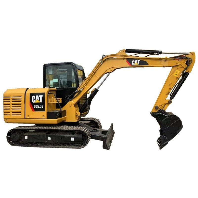 Excavadora Caterpillar usada 305.5E2 Mini excavadora hidráulica sobre orugas de 5,5 toneladas