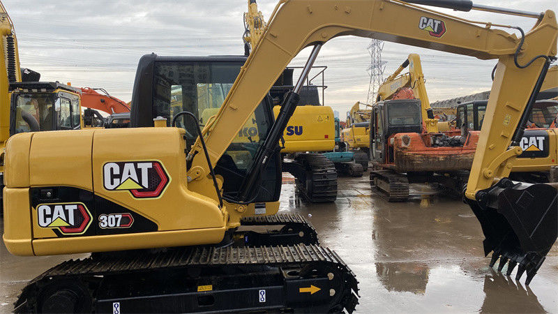 7 excavador Mini Small Digger Bucket Capacity 0.33m3 del CAT 307D de Ton Caterpillar