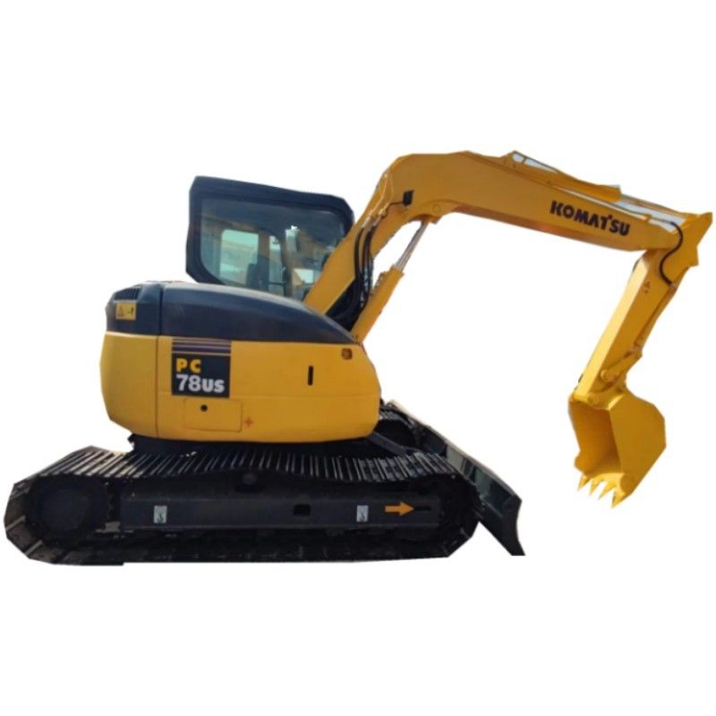 KOMATSU PC78US 6 utilizó a Mini Excavator 7 Ton Second Hand Crawler Excavator