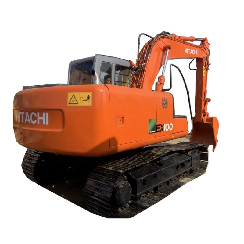 Excavador hidráulico usado de la mano del excavador EX100 5 Midi segundo de Hitachi 10 toneladas