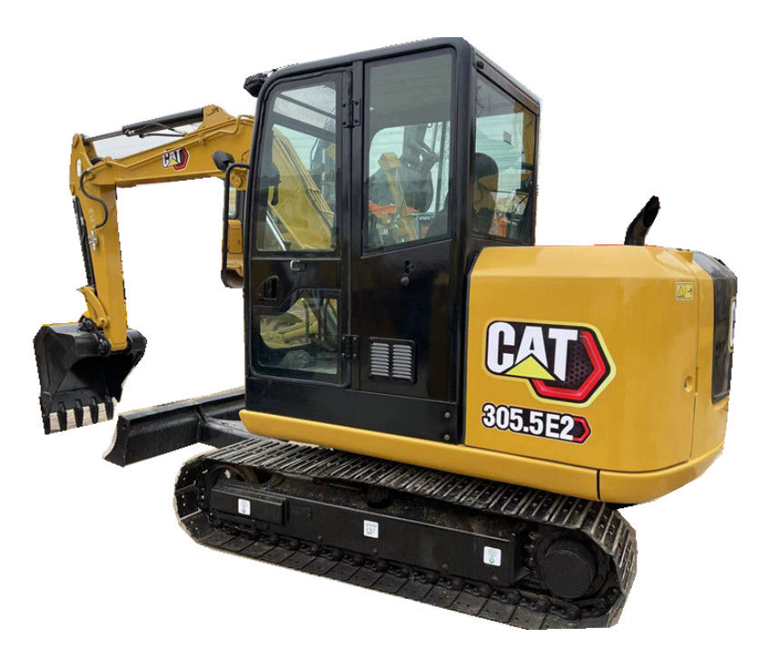 305.5E2 utilizó a CAT Excavators Second Hand Caterpillar 306 307 excavador de 308 correas eslabonadas