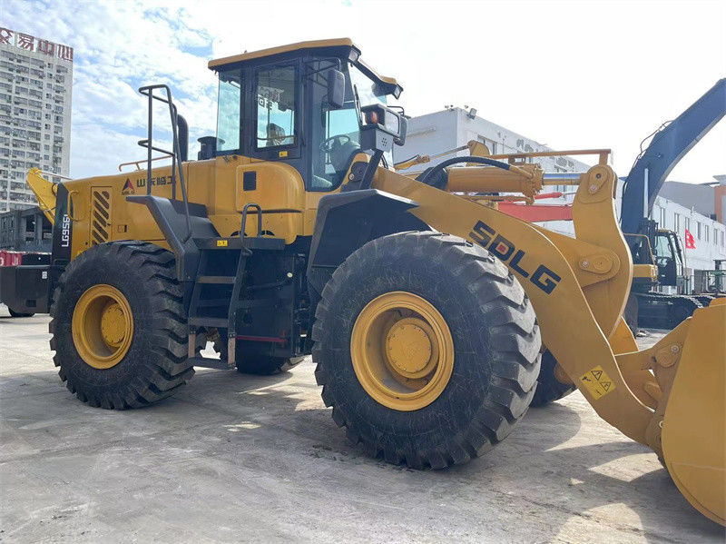 El origen SDLG LG956L de China utilizó el cargador de la rueda con 17000 - 17250Kg Front End Loader