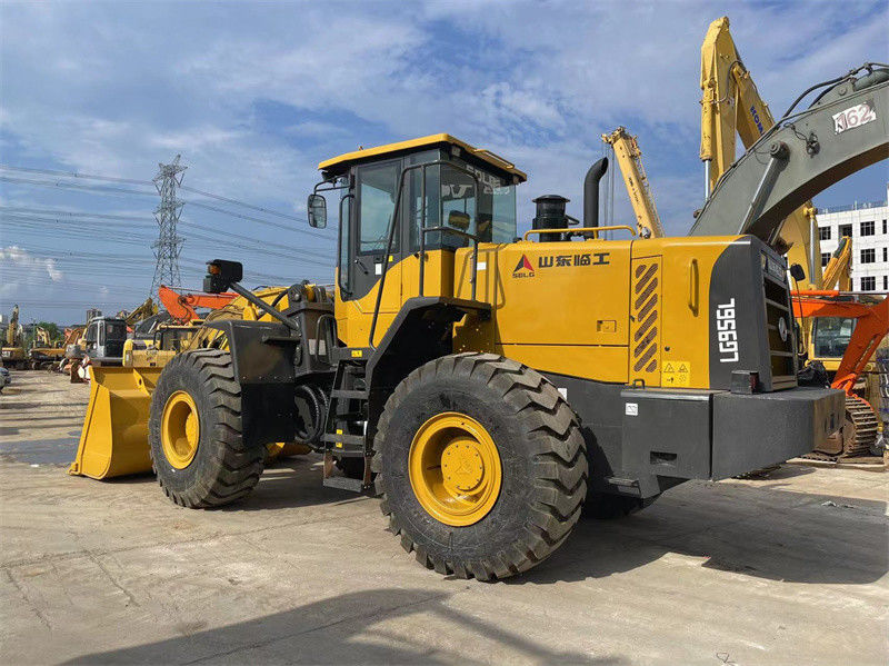 El origen SDLG LG956L de China utilizó el cargador de la rueda con 17000 - 17250Kg Front End Loader