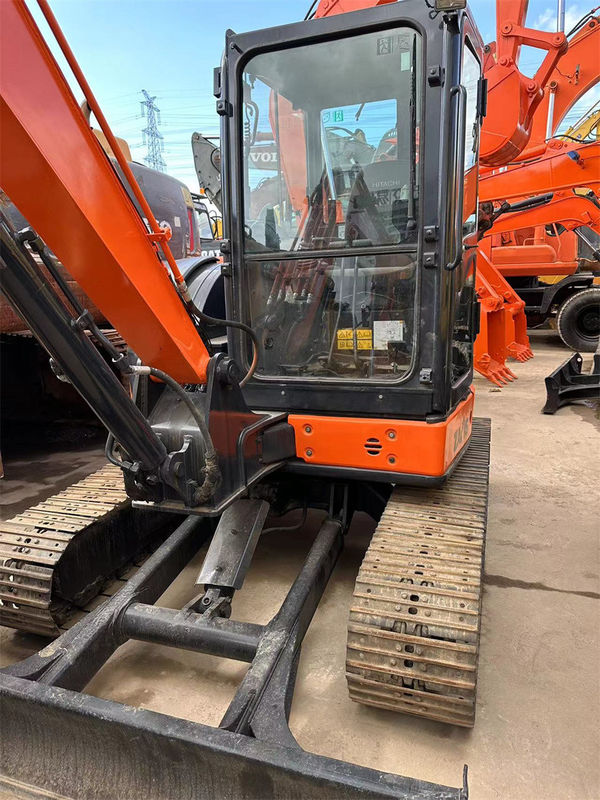 Color rojo usado de Hitachi Zx55 Mini Crawler Excavator Weight 5tons