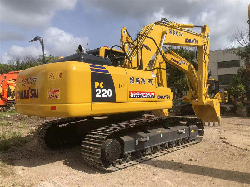 22 excavador PC200 PC220 PC240 de la correa eslabonada de Ton Used Japan Excavator Komatsu PC220-8N1
