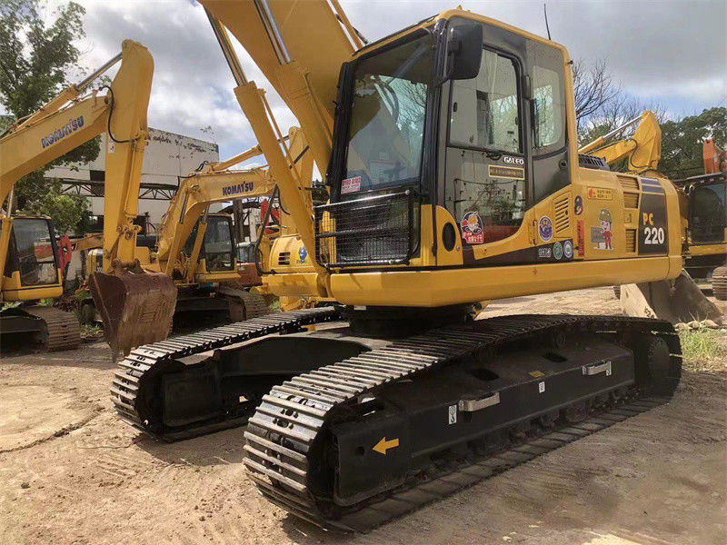 22 excavador PC200 PC220 PC240 de la correa eslabonada de Ton Used Japan Excavator Komatsu PC220-8N1