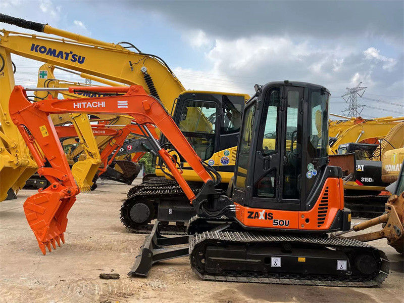 Excavadora mini Hitachi ZX50U usada Excavadora mini Hitachi ZX50 de 5 toneladas usada