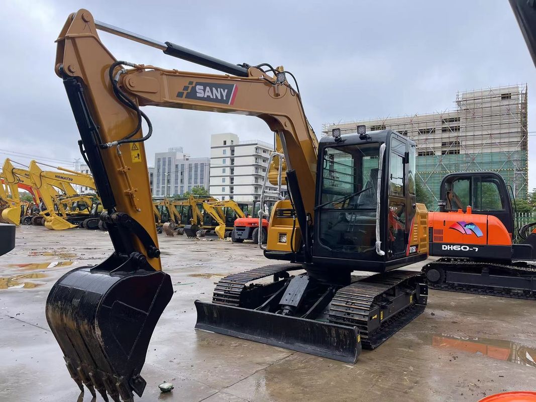 2022 Usado Sany SY75C Excavadora Sany Crawler 7.5 toneladas Mini Excavadora