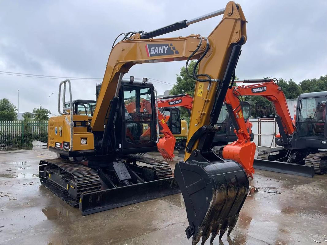 2022 Usado Sany SY75C Excavadora Sany Crawler 7.5 toneladas Mini Excavadora