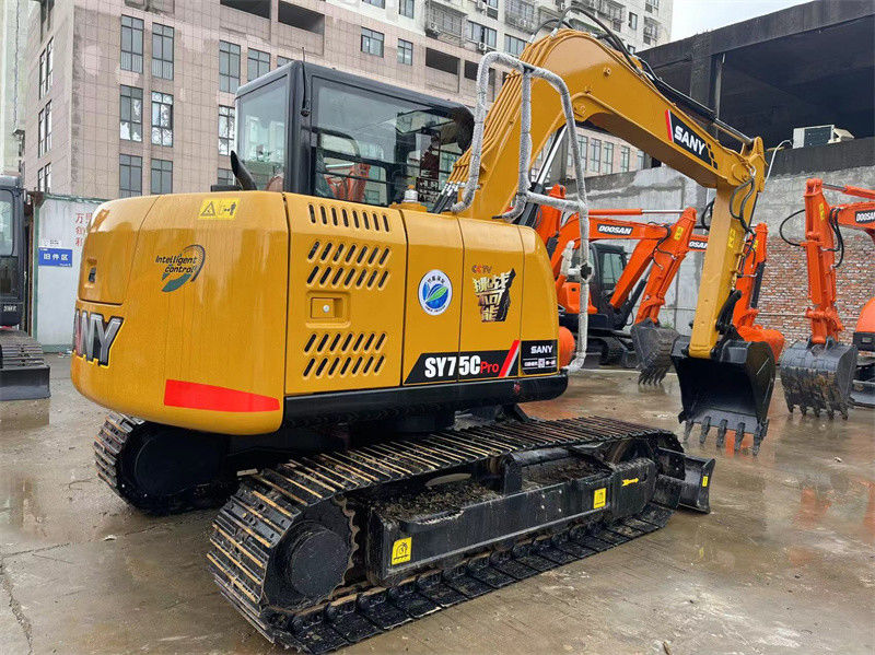 Sany SY75C Pro Mini Excavadora Usada de segunda mano 7.5 toneladas Sany Mini Excavadora