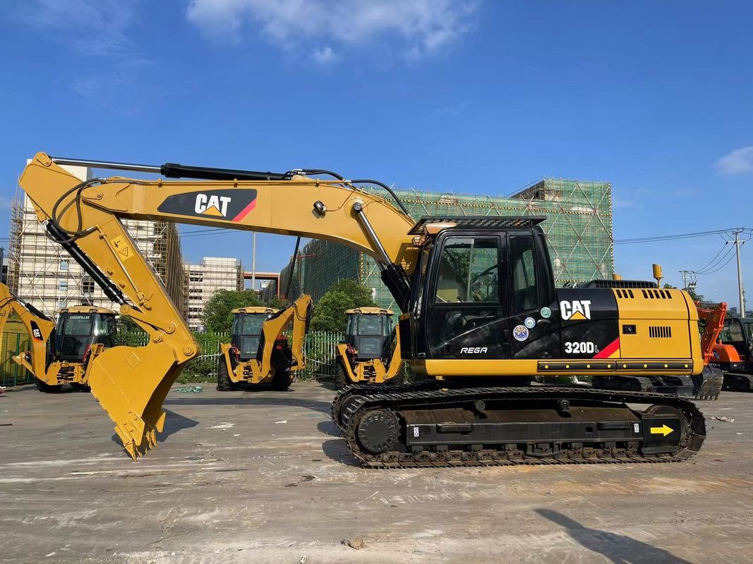 Excavadora usada de 20 toneladas con motor diesel CAT 320