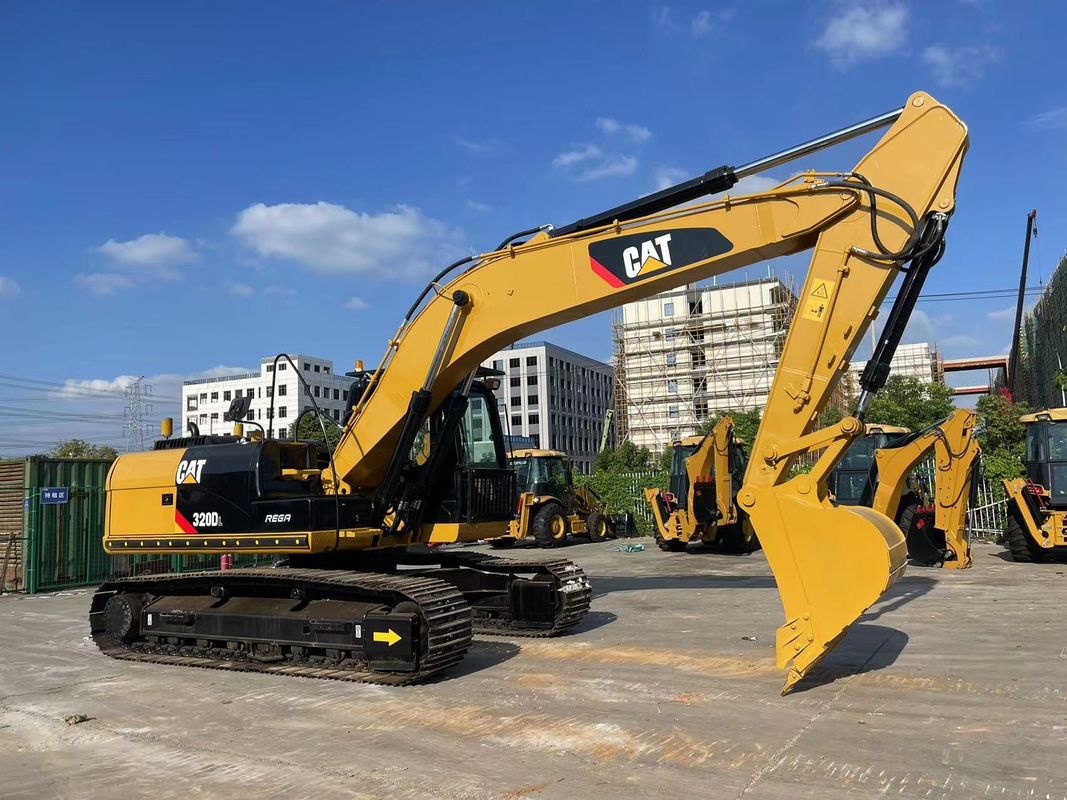 Excavadora usada de 20 toneladas con motor diesel CAT 320