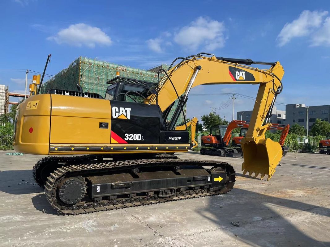 Excavadora usada de 20 toneladas con motor diesel CAT 320