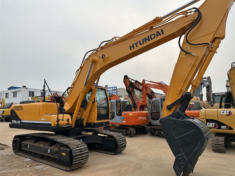 Hyundai 220 excavadora hidráulica de rastreo original Producción en Corea R220lc 9s