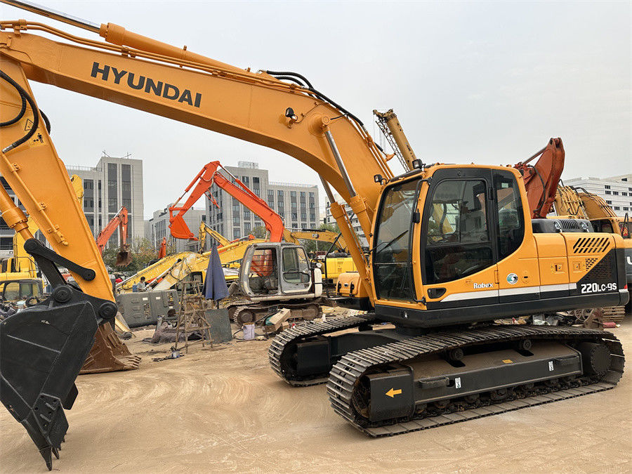 Hyundai 220 excavadora hidráulica de rastreo original Producción en Corea R220lc 9s