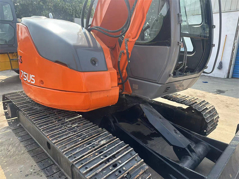 Usado Hitachi ZX75US Mini Excavadora Usada 7.5 toneladas Hitachi ZX75 Mini Excavadora Excavadora