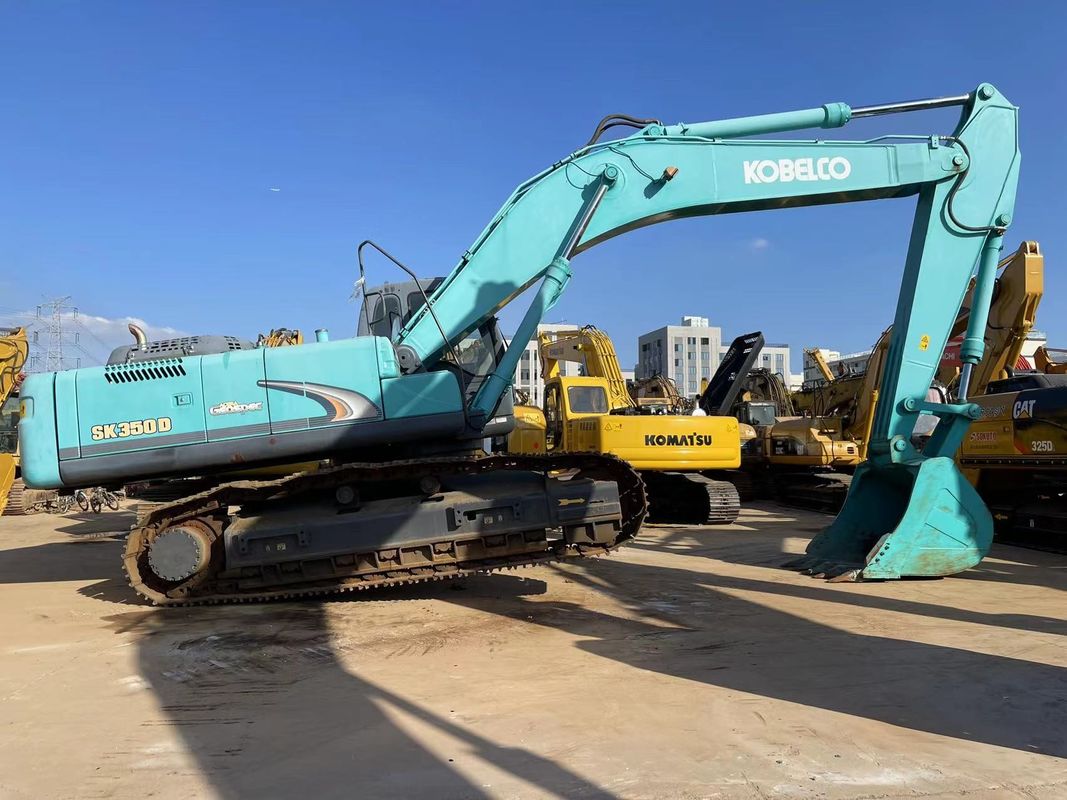 Excavadoras usadas de 35 toneladas grandes de Kobelco SK350LC-8 Excavadoras usadas limpias en stock