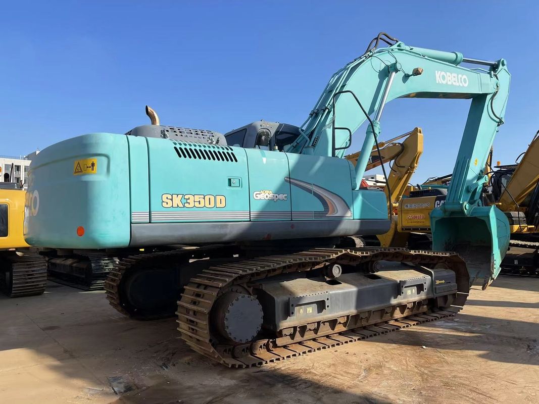 Excavadoras usadas de 35 toneladas grandes de Kobelco SK350LC-8 Excavadoras usadas limpias en stock