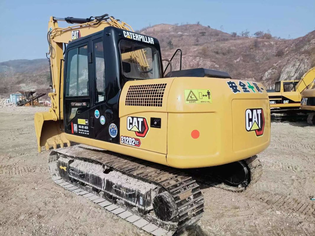 312D2 Excavadora de gatos usada 12 toneladas Excavadora hidráulica pequeña de rastrero Cat 312