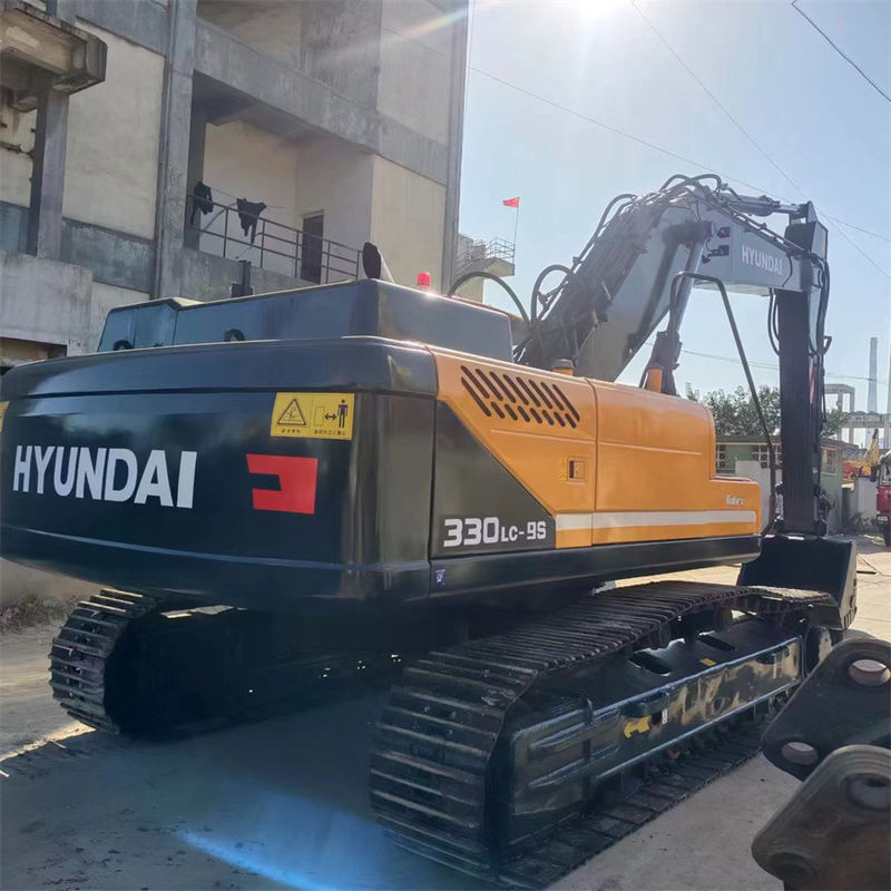 Gran tamaño 33 toneladas 330LC Excavadora hidráulica usada de trabajo pesado para construcción