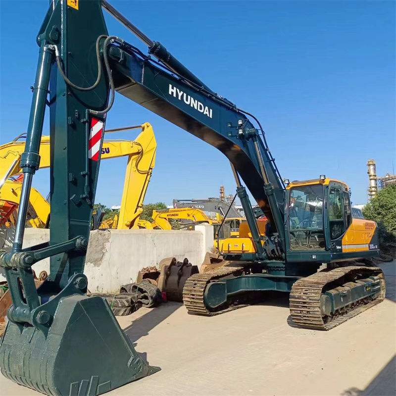 Gran tamaño 33 toneladas 330LC Excavadora hidráulica usada de trabajo pesado para construcción