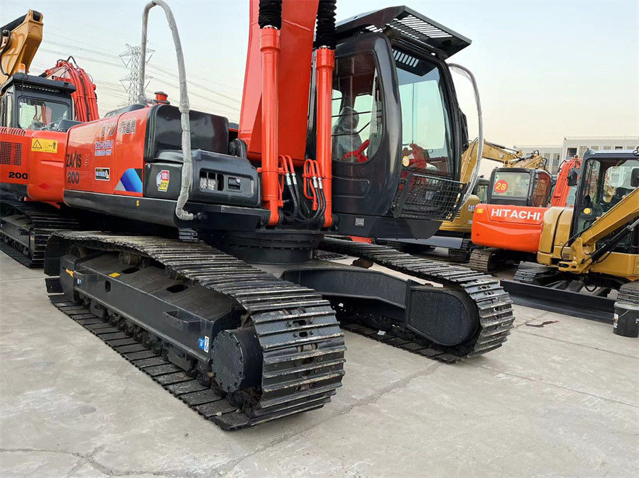 Usado Japón 2021Año Hitachi ZX200 Excavadora Excelente estado Color rojo