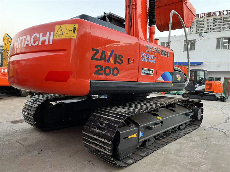 Usado Japón 2021Año Hitachi ZX200 Excavadora Excelente estado Color rojo