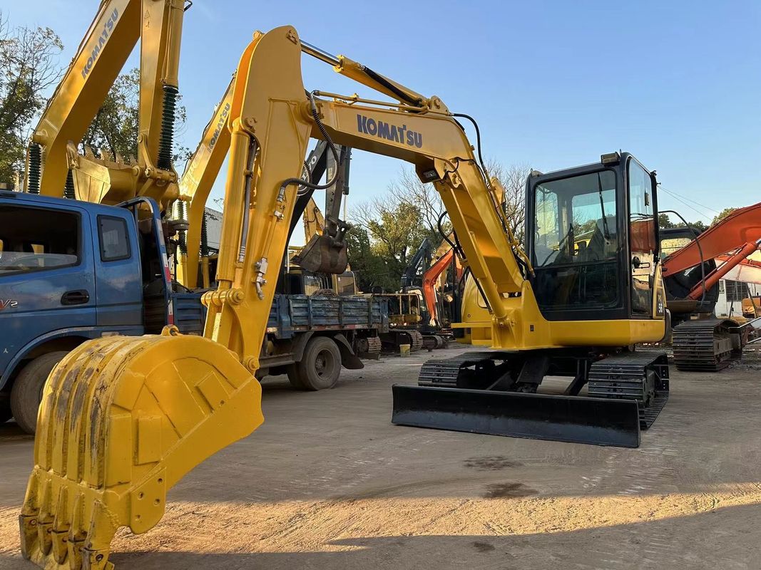 Comatsu PC56-7 Mini Excavadora de segunda mano 5 toneladas Comatsu Excavadora en buen estado