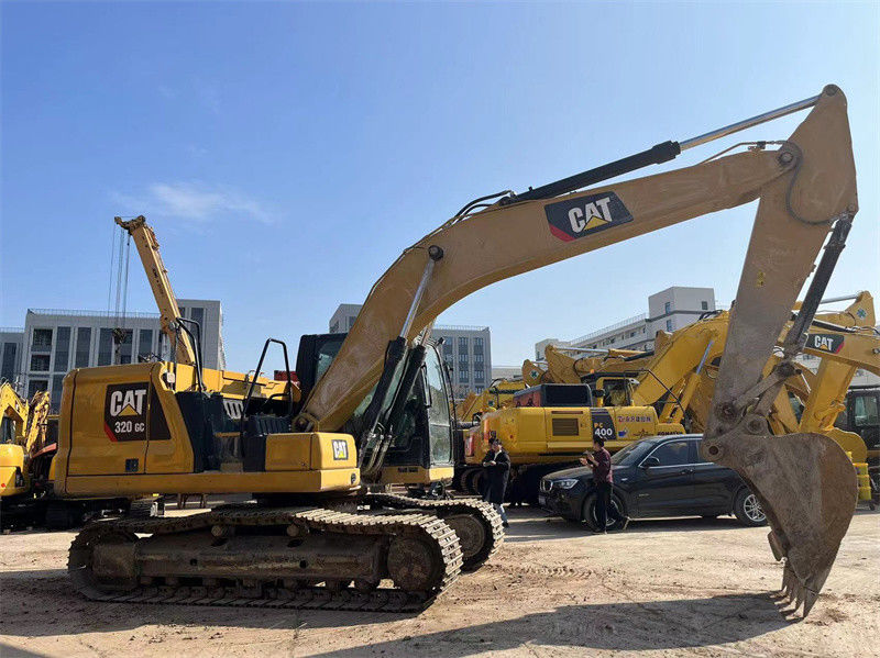 Pintura original Excavadora usada CAT 320GC Año 2019 Excavadora usada Caterpillar 320GC