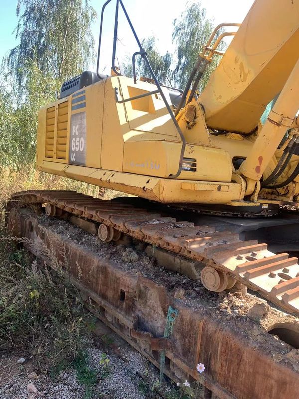 PC650-8R Excavadora Komatsu Usada de segunda mano Excavadora grande de 40 toneladas 650 pintura original
