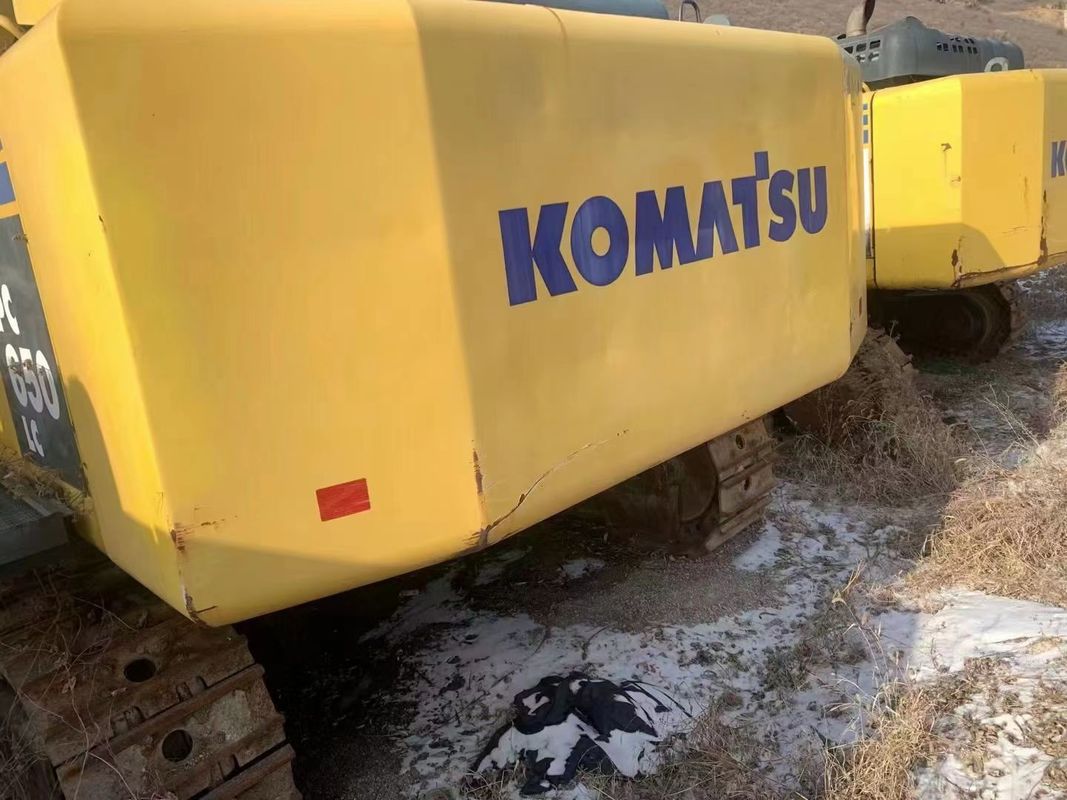 PC650-8R Excavadora Komatsu Usada de segunda mano Excavadora grande de 40 toneladas 650 pintura original