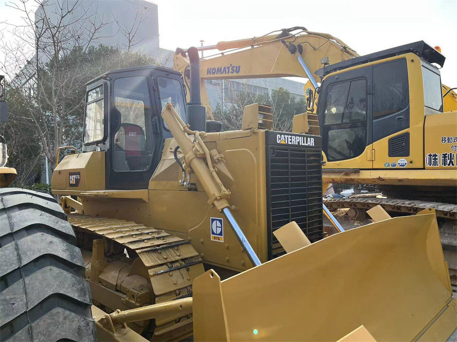 Utilizado CAT Caterpillar D7G Crawler Tractor Bulldozer en buen estado con cuchilla y desgarrador