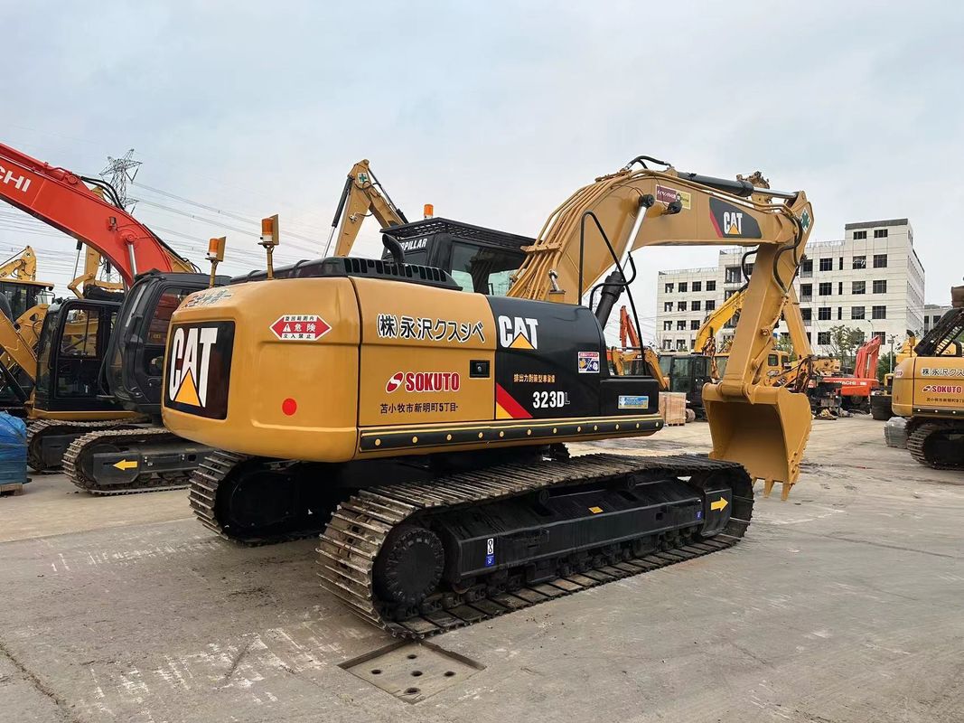 Caterpillar 323DL Excavadora hidráulica de rastreo de peso de 23 toneladas Motor CAT C6.6