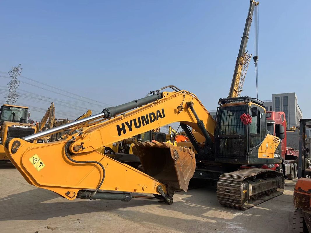 Excavadora Hyundai original usada 220LC-9S equipo pesado de 22 toneladas excavadora mediana usada