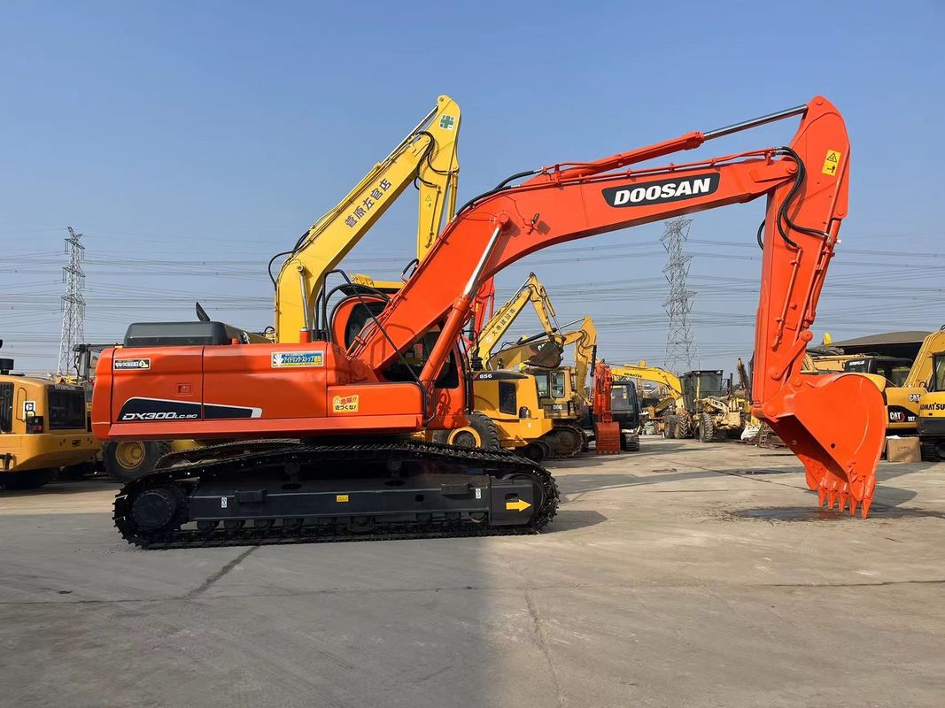 Excavadora usada original Doosan DX300LC-9C de 30 toneladas Excavadora usada mediana Doosan 300 Equipo pesado