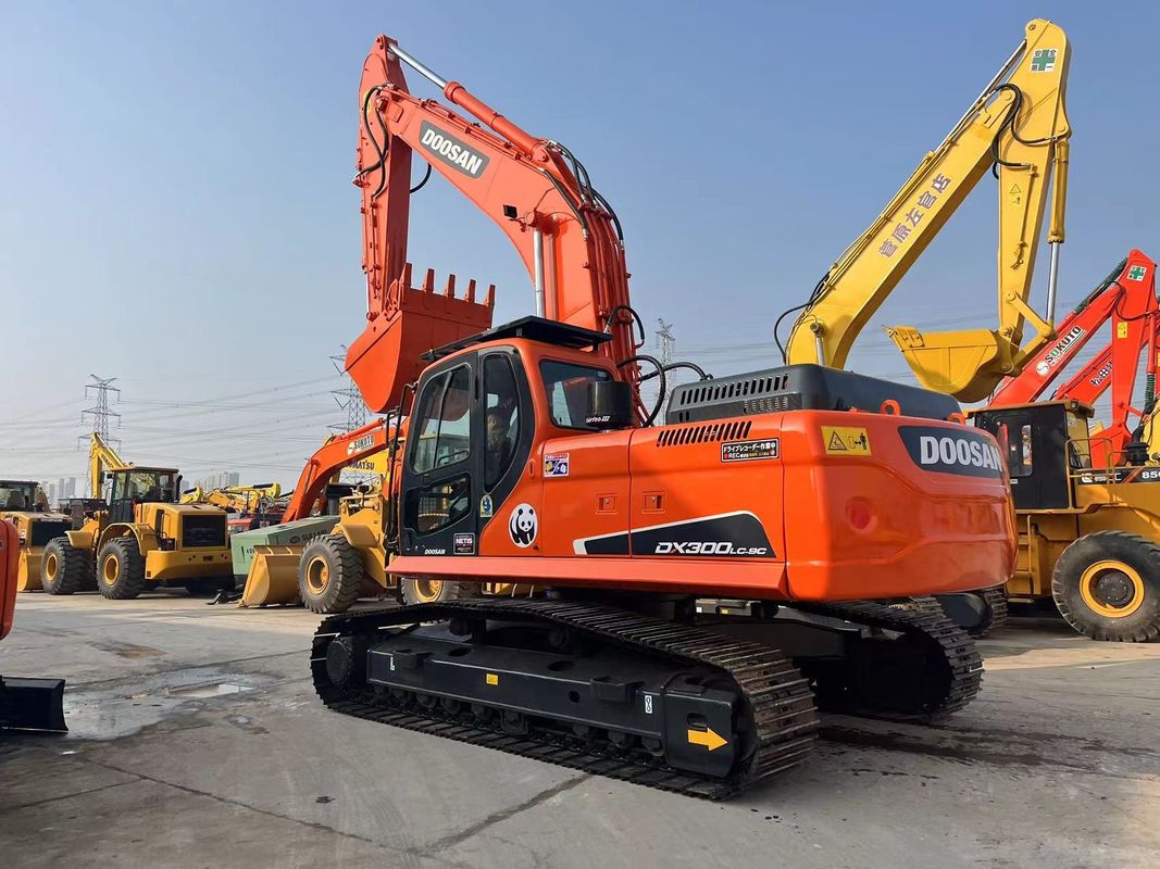 Excavadora usada original Doosan DX300LC-9C de 30 toneladas Excavadora usada mediana Doosan 300 Equipo pesado
