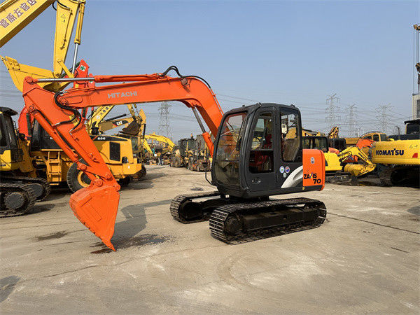 Excavadoras usadas Hitachi ZX70 Excavadora de rastreo hidráulico Usado 7 toneladas Mini Hitachi Excavadora 70