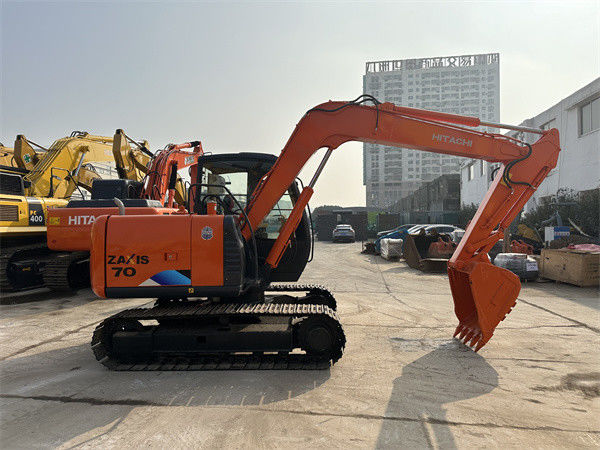 Excavadoras usadas Hitachi ZX70 Excavadora de rastreo hidráulico Usado 7 toneladas Mini Hitachi Excavadora 70