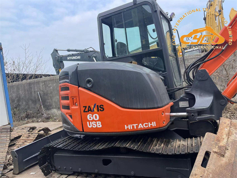Excavadora mini Hitachi ZX60USB usada Excavadora de 6 toneladas usada Hitachi ZX60 Crawler