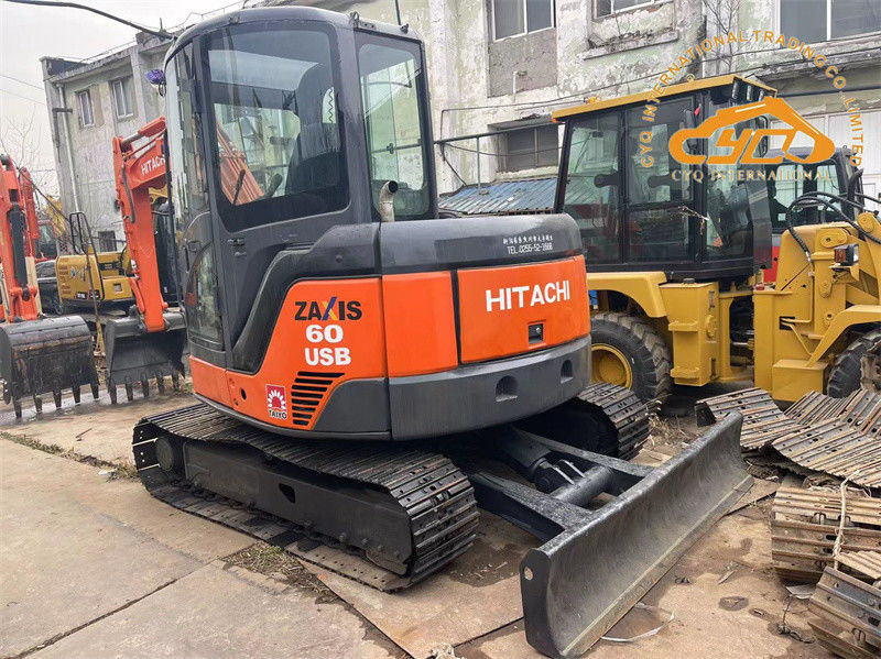 Excavadora mini Hitachi ZX60USB usada Excavadora de 6 toneladas usada Hitachi ZX60 Crawler