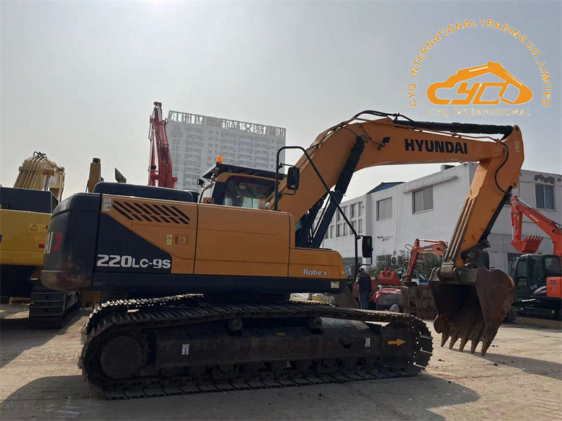 Pintura original Usada Hyundai 220LC-9S Excavadora de 22 toneladas de segunda mano Hyundai 220 Excavadora