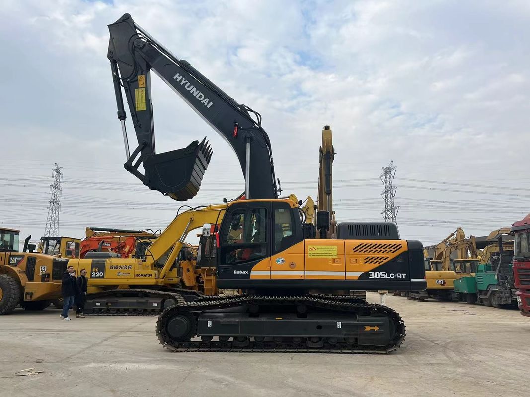 Doosan Hyundai 305lc-9t Excavadoras usadas de gran tamaño 30 toneladas Excavadora usada de gran tamaño Hyundai
