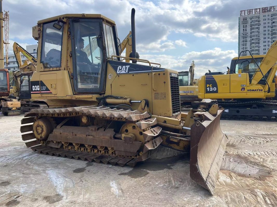 Color original Usado Caterpillar Dozer de segunda mano Bulldozer Cat D3G