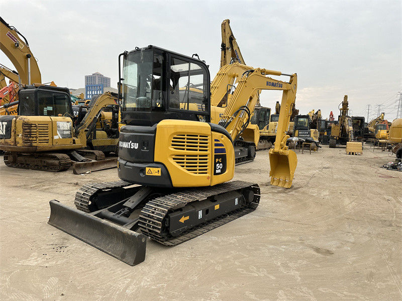 Comatsu PC50MR-2 mini excavadora de 5 toneladas usada en Japón excavadora Komatsu PC50